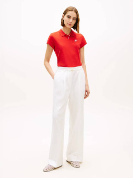 náhled Tommy Hilfiger dámské červené polo tričko
