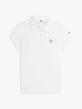 náhled Tommy Hilfiger dámská bílé polo třičko
