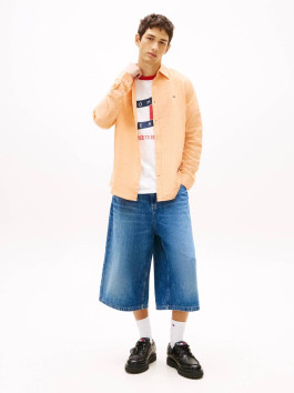 náhled Tommy Jeans pánská oranžová košile
