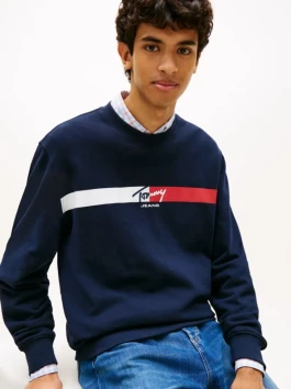 náhled Tommy Jeans pánská tmavě modrá mikina