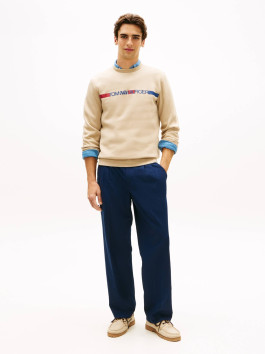 náhled Tommy Hilfiger pánská béžová mikina