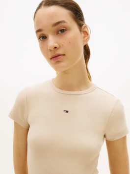 náhled Tommy Jeans dámské béžové mini šaty