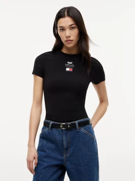 náhled Tommy Hilfiger dámské černé tričko