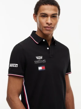náhled Tommy Hilfiger pánské černé polo tričko