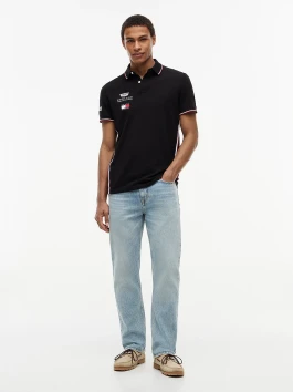 náhled Tommy Hilfiger pánské černé polo tričko