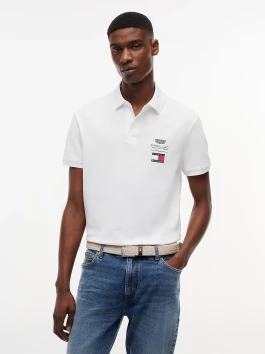 náhled Tommy Hilfiger pánské bílé polo tričko