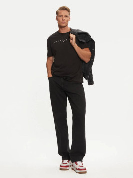 náhled Tommy Jeans pánské černé tričko