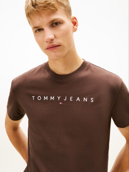 náhled Tommy Jeans pánské hnědé tričko
