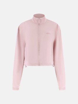 náhled Guess dámská růžová mikinová bunda