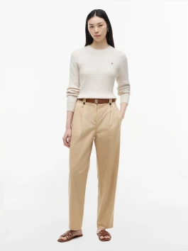 náhled Tommy Hilfiger dámský béžový svetr