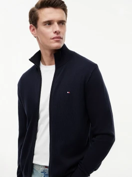 náhled Tommy Hilfiger pánský tmavě modrý svetr