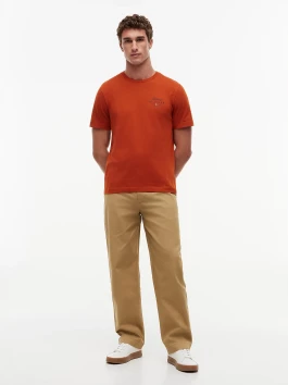náhled Tommy Hilfiger pánské oranžové tričko