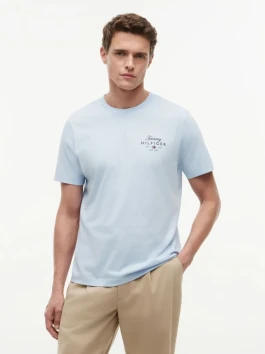 náhled Tommy Hilfiger pánské světle modré tričko