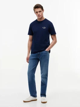 náhled Tommy Hilfiger pánské tmavě modré tričko