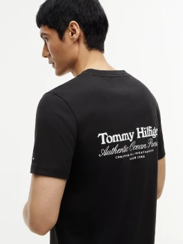 náhled Tommy Hilfiger pánské černé tričko
