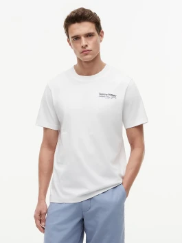 náhled Tommy Hilfiger pánské bílé tričko