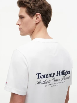 náhled Tommy Hilfiger pánské bílé tričko
