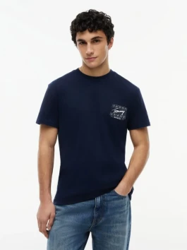 náhled Tommy Jeans pánské tmavě modré tričko