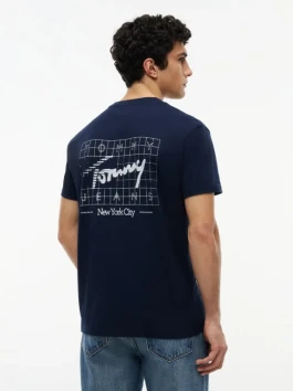 náhled Tommy Jeans pánské tmavě modré tričko