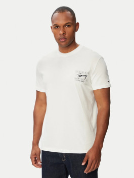 náhled Tommy Jeans pánské bílé tričko