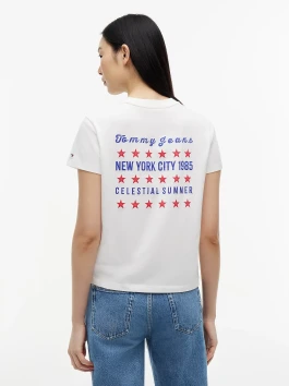 náhled Tommy Jeans dámské bílé tričko