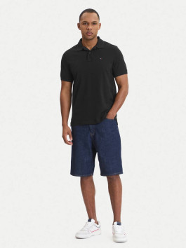 náhled Tommy Jeans pánské černé polo triko