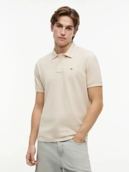 náhled Tommy Jeans pánské béžové polo tričko