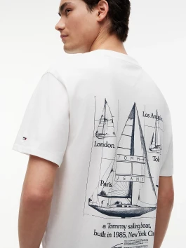 náhled Tommy Hilfiger pánské bílé tričko