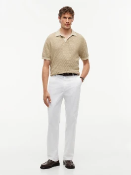 náhled Tommy Hilfiger pánské béžové polo tričko