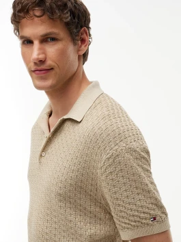 náhled Tommy Hilfiger pánské béžové polo tričko