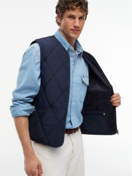 náhled Tommy Hilfiger pánská tmavě modrá vesta