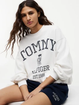 náhled Tommy Hilfiger dámská bílá mikina