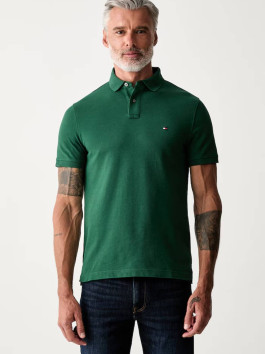 náhled Tommy Hilfiger pánské zelené polo tričko