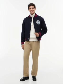 náhled Tommy Hilfiger pánský krémový svetr