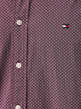 náhled Tommy Hilfiger pánská vínová košile