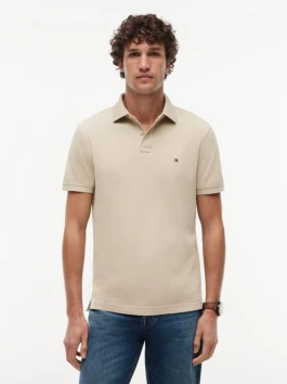náhled Tommy Hilfiger pánské béžové polo tričko