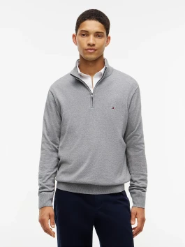 náhled Tommy Hilfiger pánský šedý svetr