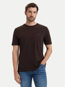 náhled Tommy Hilfiger pánské tmavě hnědé tričko