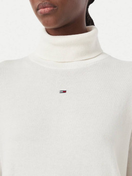 náhled Tommy Jeans dámský krémový rolák