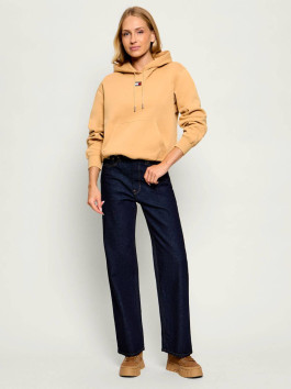 náhled Tommy Jeans dámská béžová mikina