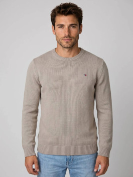 náhled Tommy Jeans pánský hnědý svetr