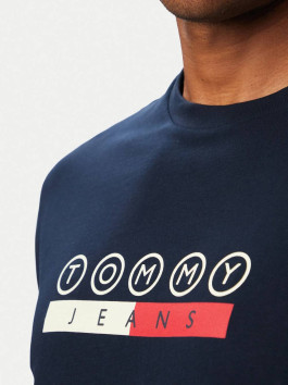 náhled Tommy Jeans pánské modré triko