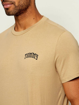 náhled Tommy Jeans pánské béžové triko