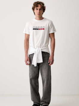 náhled Tommy Jeans pánské bílé triko