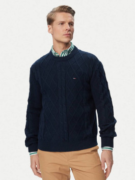 náhled Tommy Jeans pánský modrý svetr