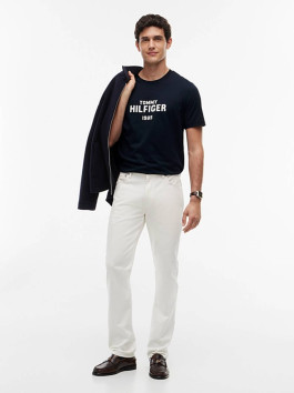 náhled Tommy Hilfiger pánské tmavě modré tričko s potiskem