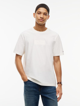 náhled Tommy Hilfiger pánské krémové tričko