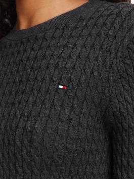 náhled Tommy Hilfiger dámský tmavě šedý svetr