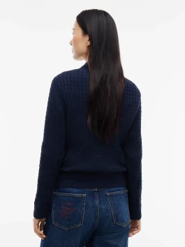 náhled Tommy Hilfiger dámský tmavě modrý svetr