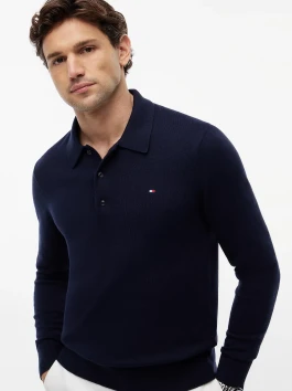 náhled Tommy Hilfiger pánský tmavě modrý svetr